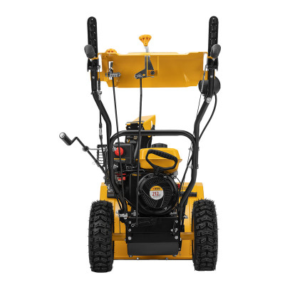 Гибридная снегоуборочная машина с функц. подметания SWB-600, 212 сс, руч. старт, 2 насадки// Denzel