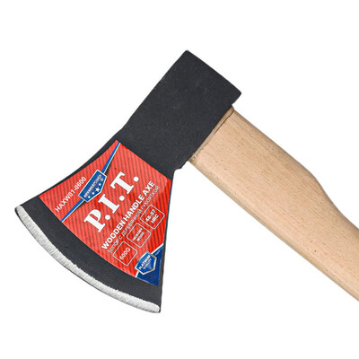 Топор с деревянной рукояткой P.I.T. ADVANCE HAXW01-0600 (600/860 г, кованый, 380 мм)