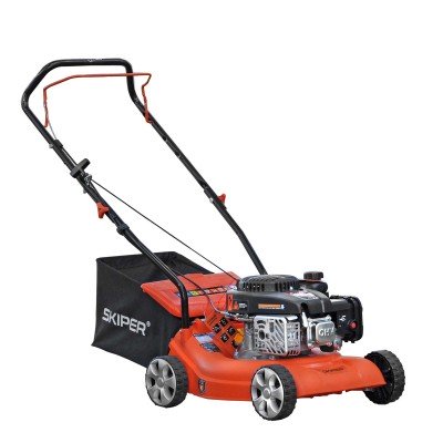 Газонокосилка бензиновая SKIPER GW401 (40 см, ручной, Loncin 3,5 лс, пласт дека, травосб.45 л, +НОЖ)