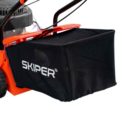 Газонокосилка бензиновая SKIPER GW401 (40 см, ручной, Loncin 3,5 лс, пласт дека, травосб.45 л, +НОЖ)