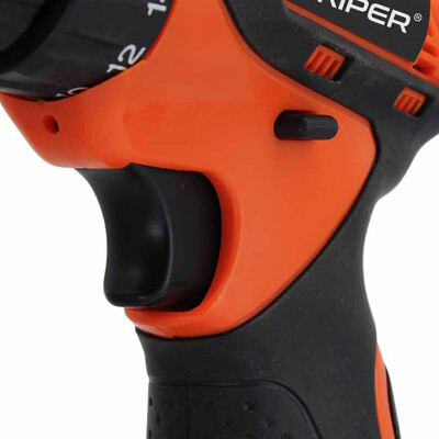 Дрель-шуруповерт аккумуляторный SKIPER CS2800-1 (12В, 2 акк, 1,5 А/ч Li-ion, 2 ск, 19 Нм, кейс)