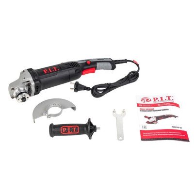 Машина шлифовальная угловая, 220 В., 125мм., 1200 Вт., 11000 об/мин., длин.рукоят.