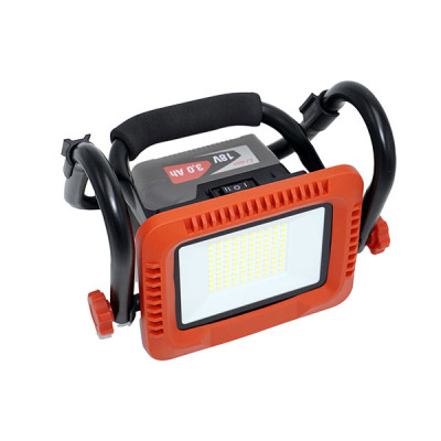 Фонарь аккумуляторный, 18 В, 50 Вт, до 5000 люмен