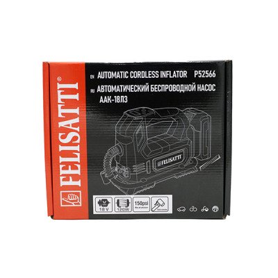 Аккумуляторный автомобильный компрессор, 18 В, 1,03 МПа,без аккум. и ЗУ
