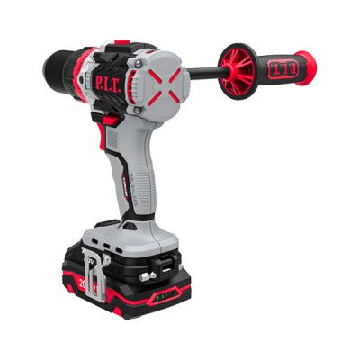 Дрель ударная бесщеточная аккумуляторная, 20 В, 0-300/0-2000 об/мин, 75 Hm, 13 мм, 2 ск.