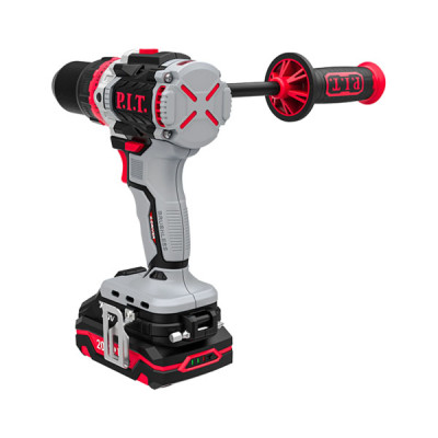 Дрель ударная бесщеточная аккумуляторная, 20 В, 0-300/0-2000 об/мин, 75 Hm, 13 мм, 2 ск.