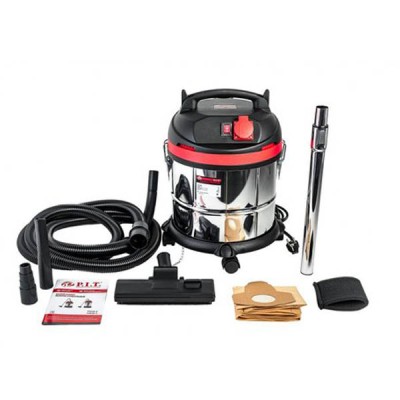 Пылесос, 1,5кВт, 3м. шланг, пылесборн. 20л, нерж. к-с, бум.мешок, 2кВт., подкл.инстр)