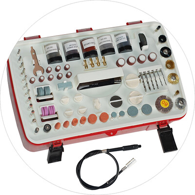 Набор микрошлифмашины 170 Вт, 8000-35000 об/мин, 218 шт насадок