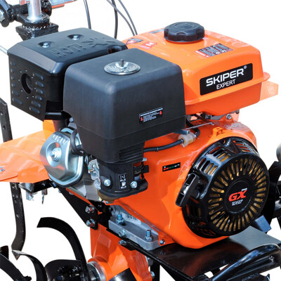 Мотоблок SKIPER SP-1600SE Expert (16 лс, с ВОМ ф18х20, 3+1, 2 год.гарант, без колёс)