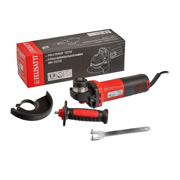 Угловая шлифовальная машина, 750Вт, 125мм, 11000 об/мин