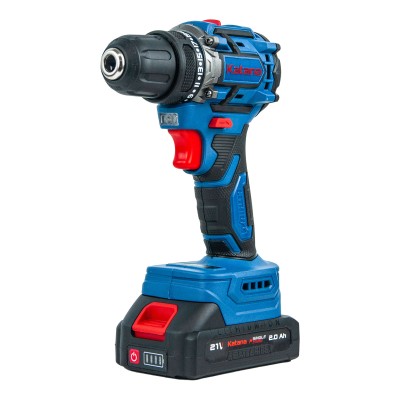 Дрель-шуруповерт аккумуляторный Katana CD3001 (21В,Бесщет.,1акк,2А/ч,Li-ion,10 бит,кор.)