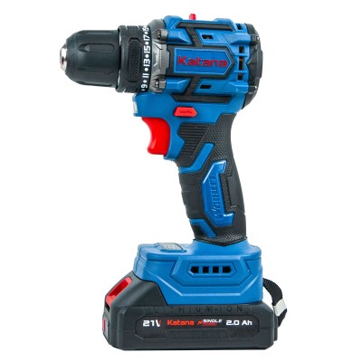 Дрель-шуруповерт аккумуляторный Katana CD3001 (21В,Бесщет.,1акк,2А/ч,Li-ion,10 бит,кор.)