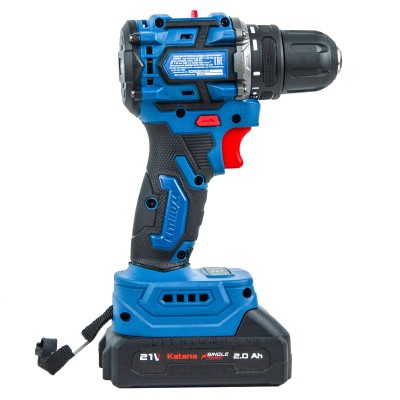 Дрель-шуруповерт аккумуляторный Katana CD3001 (21В,Бесщет.,1акк,2А/ч,Li-ion,10 бит,кор.)
