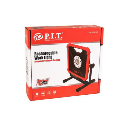 PWL20H-20A- Аккумуляторный фонарь, SOLO, Li-ion, 20В., 10/20Вт, 900/1900 лм, вращ 360град, LED (без АКБ и ЗУ)