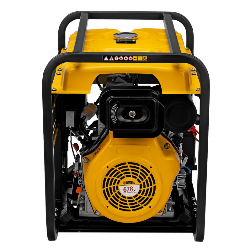 Генератор дизельный DES-85E, 8,5 кВт, 230 В, 16 л, электростартер// Denzel