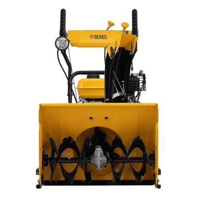 Гибридная снегоуборочная машина с функц. подметания SWB-600, 212 сс, руч. старт, 2 насадки// Denzel