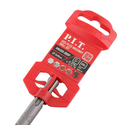 Бур по бетону SDS-Plus 4Power P.I.T. AMAS01-0811P (8x110 мм, 4 реж. кромки, 4-х заходная спираль)