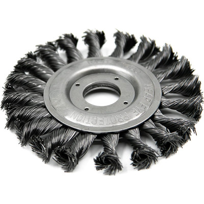 Щетка дисковая плетеная