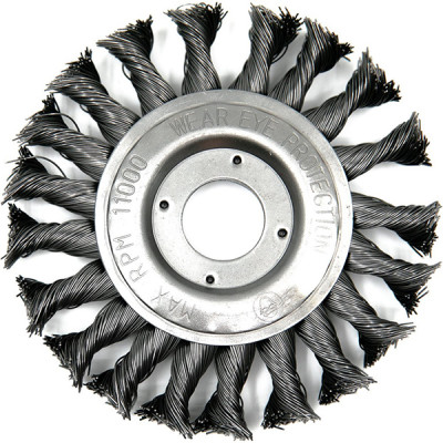 Щетка дисковая плетеная