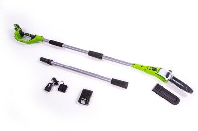 Высоторез-Сучкорез аккумуляторный Greenworks 24V G24PS20 (без АКБ и ЗУ) 20см