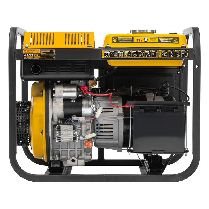 Генератор дизельный DES-32E, 3,2 кВт, 230 В, 11 л, электростартер// Denzel