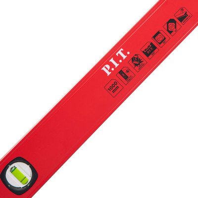 Уровень пузырьковый магнитный P.I.T. ADVANCE HSPL02-1000 (1000мм, 3 капсулы, коробчатый,1мм/м)