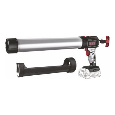 Пистолет для герметика аккум. SOLO, 20В, 4ск, 3000Н, 300мл, 600мл, LED, антикапля