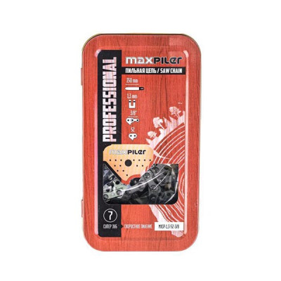 Цепь пильная MXSP, 350 мм., 14", 3/8",1,3мм., 52зв. Partner.Poulan.Husgvarna120.130 ECHO металл.короб
