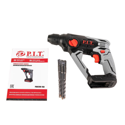 Перфоратор аккумуляторный, 20В.,1150 об/мин., 2-х реж., макс бур 16мм., 1,2 Дж. Без АКБ и ЗУ.