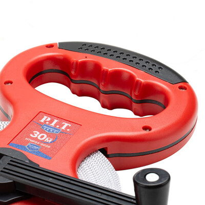 Рулетка геодезическая фибергласовая P.I.T. ADVANCE HTMF03-0030 (30мх12,5мм, винил, открытая)