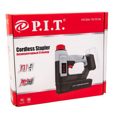 Степлер аккумуляторный, 20В, ск-ть раб. 20шт/мин, магаз. 100шт, скоб. 5,7мм, гвозди 2мм. без ЗУ и АКБ