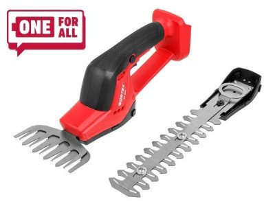 Аккум. ножницы садовые WORTEX SG 1820 в кор. + насадка-кусторез ALL1 XLT SOLO