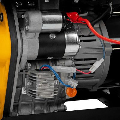 Генератор дизельный DES-55E, 5,5 кВт, 230 В, 11 л, электростартер// Denzel