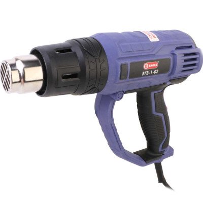 Воздухогрейка горячего воздуха, 2000 Вт, 220В/50Гц, однофазный двигатель, 2 режима 300 л/мин, 500 л/мин