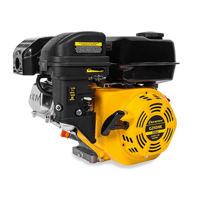 Двигатель бензин.,с горизонт. валом, 7л.с./3600об/мин., 212 см.куб., диаметр 19мм шпонка