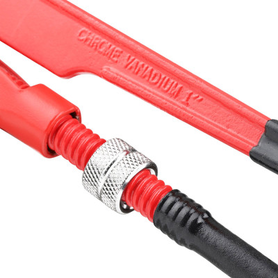 Ключ трубный рычажный, №1, 300мм, 1", губки 90°, раскрытие 40мм, 2 точки конт.