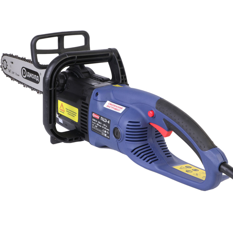 Пила цепная электрическая ручная, шина 16