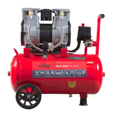 Компрессор безмасляный коаксиальный малошумный FUBAG OLS 250/24 CM2