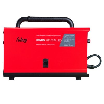 Сварочный полуавтомат FUBAG IRMIG 200 SYN LED с горелкой