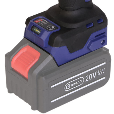 Гайковерт-шуруповерт ударный аккумуляторный, 20 В, 0-2100 уд/мин, 0-2400 об/мин, 400/750/1000 Нм