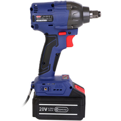 Гайковерт-шуруповерт ударный аккумуляторный,20 В, 0-2700 уд/мин, 0-3000 об/мин. 280/350/400 Нм, кейс, АКБ и ЗУ.