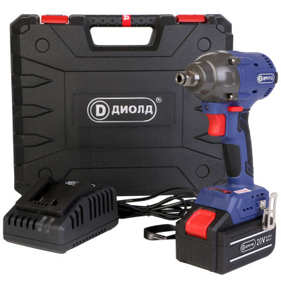 Гайковерт-шуруповерт ударный аккумуляторный,20 В, 0-2700 уд/мин, 0-3000 об/мин. 280/350/400 Нм, кейс, АКБ и ЗУ.