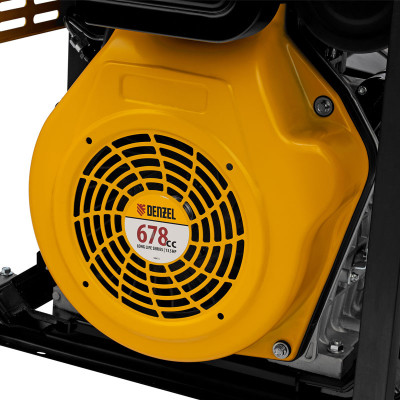 Генератор дизельный DES-85E, 8,5 кВт, 230 В, 16 л, электростартер// Denzel