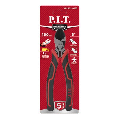 Бокорезы усиленные P.I.T. DRUA HPLP02-0150, 150мм, шарнир с эксцентриком