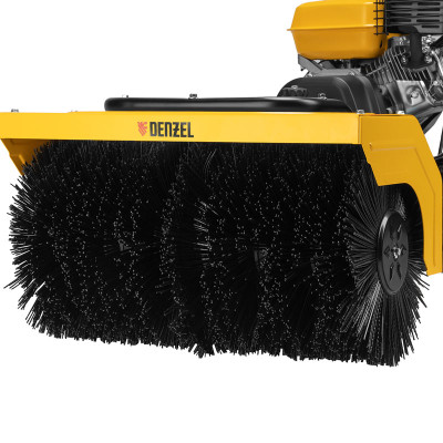 Гибридная снегоуборочная машина с функц. подметания SWB-600, 212 сс, руч. старт, 2 насадки// Denzel