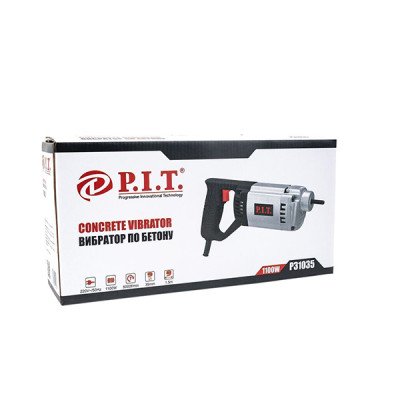 Вибратор электрический ручной для бетона, 1100Вт., 230В., 1300 об/мин., 50 Гц.