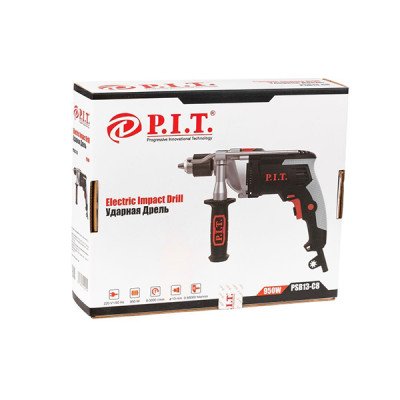 Дрель ударная, 220В., 950Вт. 1,5-13 мм.,0-3000 об/мин., 4800 уд/мин. мет. корп. редуктора, ключевой патрон