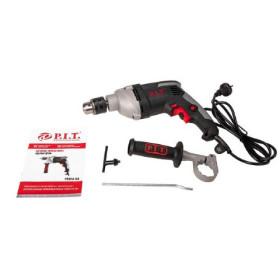 Дрель ударная, 220В., 950Вт. 1,5-13 мм.,0-3000 об/мин., 4800 уд/мин. мет. корп. редуктора, ключевой патрон