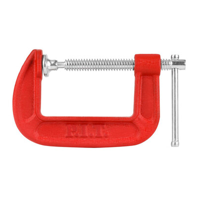 Струбцина винтовая P.I.T. CONTROL HCLG01-0075 (тип G, 75х50 мм, 4000 Н, сталь/чугун)