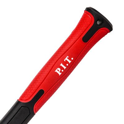 Киянка резиновая с фиберглассовой рукояткой, 450 г, черная, двухкомп. рукоятка